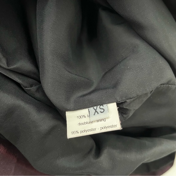 Joseph plum wool skirt XS - Picture 5 of 9